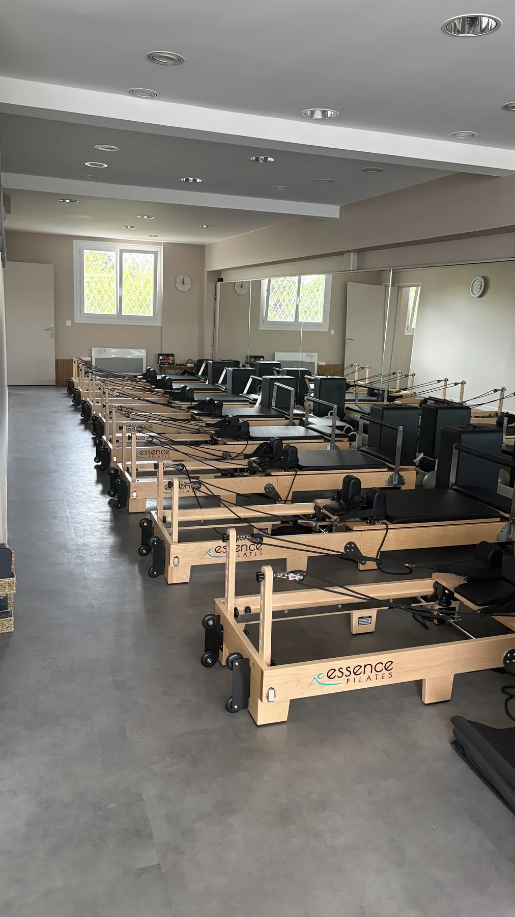 La salle de Reformer, un espace lumineux